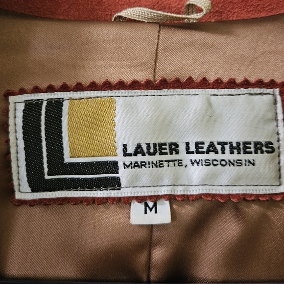 Vintage Suede Mini Trench Coat 1970s - Picture 5 of 10